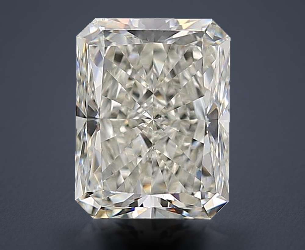 1.71ct J VS2 Rare Carat Ideal Cut Radiant Diamond