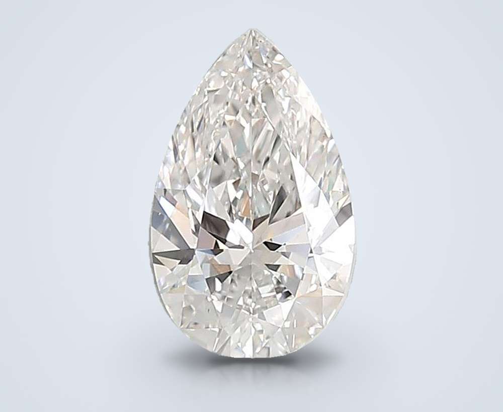 2.03ct F VS1 Rare Carat Ideal Cut Pear Lab Grown Diamond