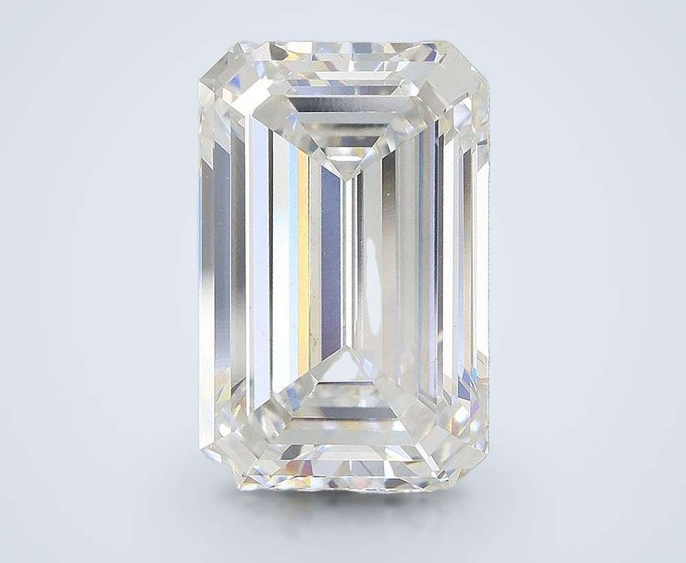10.04ct F VS1 Rare Carat Ideal Cut Emerald Lab Grown Diamond