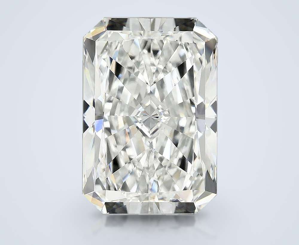 11.09ct F VVS2 Rare Carat Ideal Cut Radiant Lab Grown Diamond