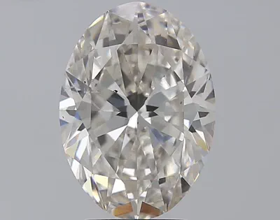 4.01ct G SI2 Rare Carat Ideal Cut Oval Diamond