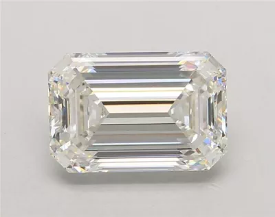 5.07ct G VVS2 Rare Carat Ideal Cut Emerald Lab Grown Diamond