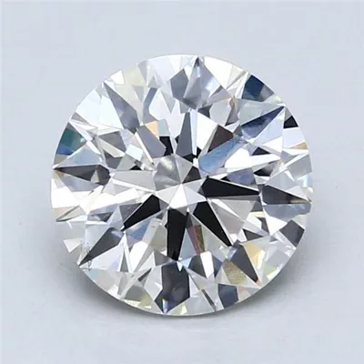 2.49ct F VS2 Rare Carat Ideal Cut Round Lab Grown Diamond