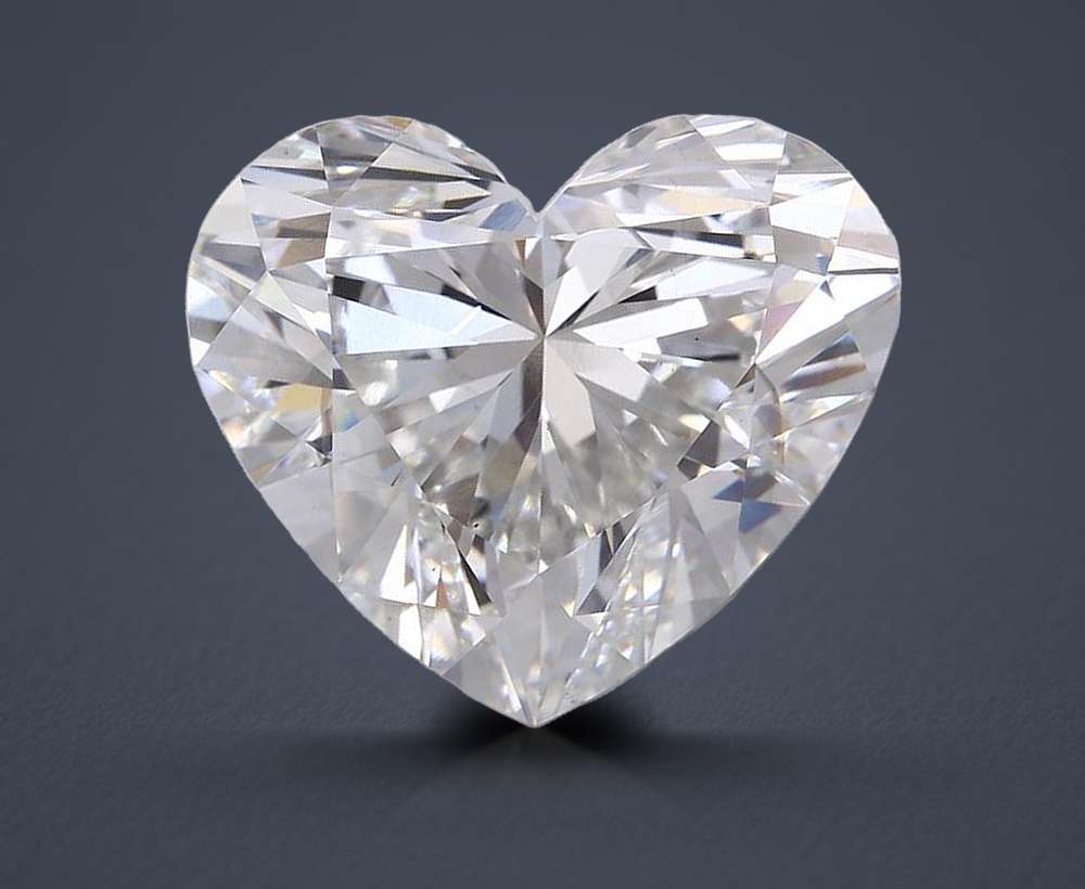 14.07ct G VS2 Rare Carat Ideal Cut Heart Lab Grown Diamond