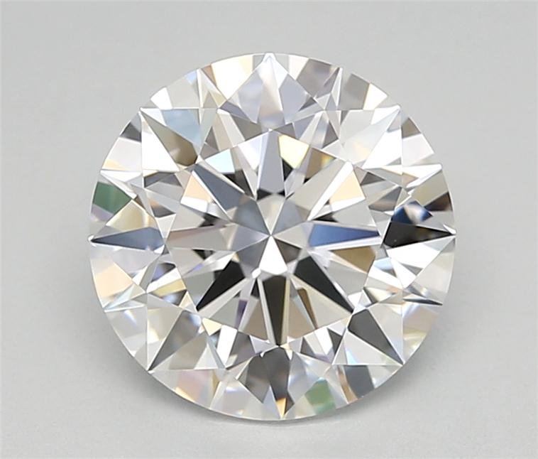 2.54ct D FL Rare Carat Ideal Cut Round Lab Grown Diamond
