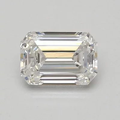 0.78ct D VVS2 Rare Carat Ideal Cut Emerald Lab Grown Diamond