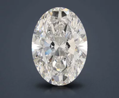 11.62ct F VS1 Rare Carat Ideal Cut Oval Lab Grown Diamond