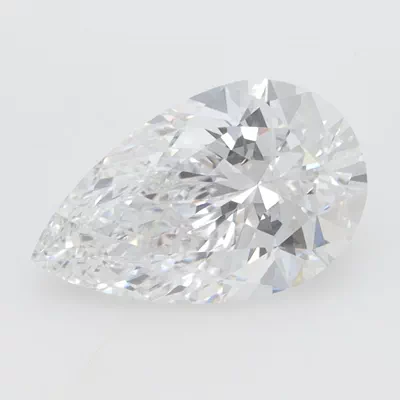 1.50ct D VVS2 Rare Carat Ideal Cut Pear Lab Grown Diamond