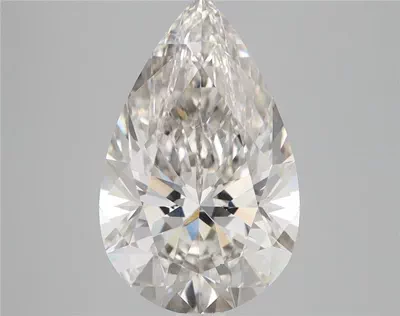 3.05ct H VS1 Rare Carat Ideal Cut Pear Lab Grown Diamond