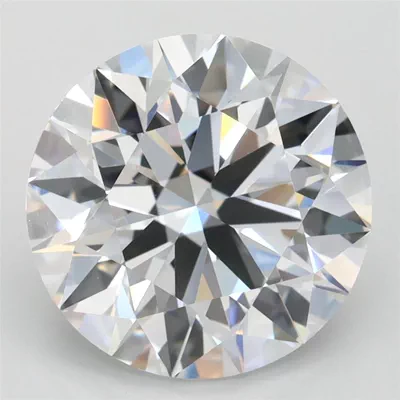 3.70ct D FL Rare Carat Ideal Cut Round Lab Grown Diamond