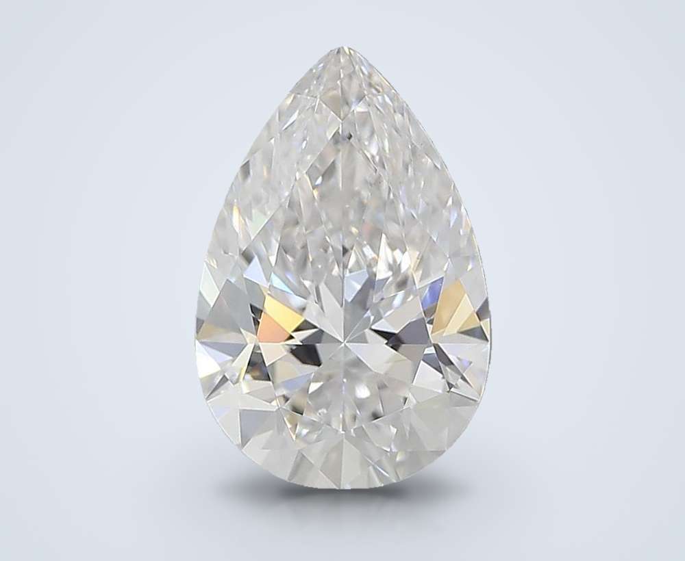 1.55ct D VS1 Rare Carat Ideal Cut Pear Lab Grown Diamond