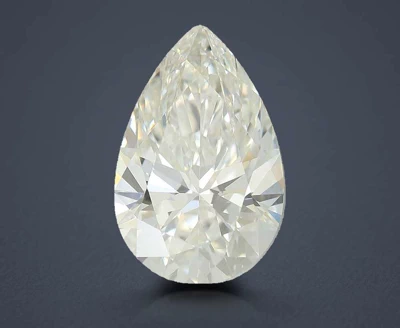3.10ct H VVS2 Rare Carat Ideal Cut Pear Lab Grown Diamond