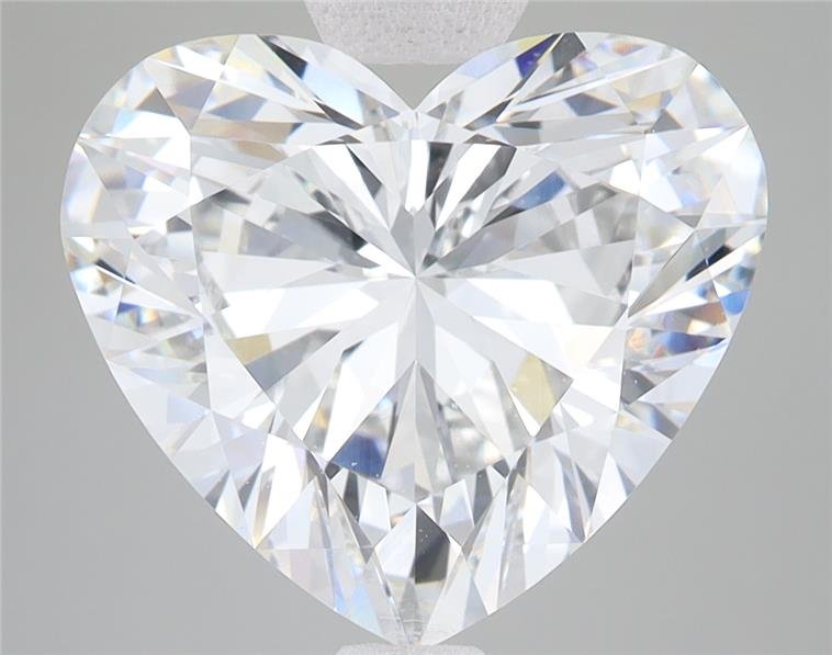 6.08ct E VVS2 Excellent Cut Heart Lab Grown Diamond