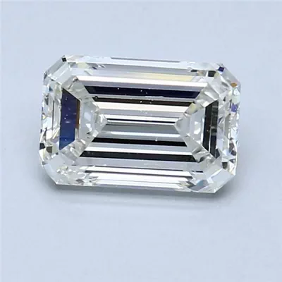 1.50ct H SI1 Rare Carat Ideal Cut Emerald Diamond