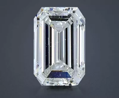 1.50ct H SI1 Rare Carat Ideal Cut Emerald Diamond