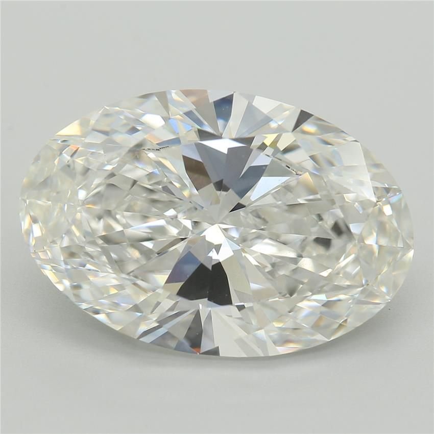 6.84ct F VVS2 Rare Carat Ideal Cut Oval Lab Grown Diamond
