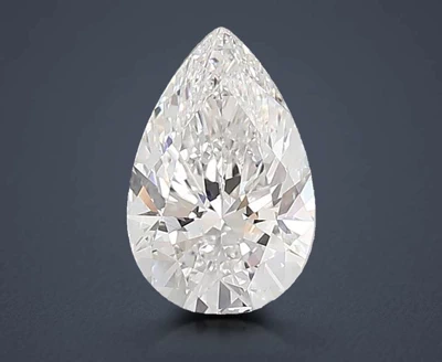 4.08ct E VVS2 Rare Carat Ideal Cut Pear Lab Grown Diamond