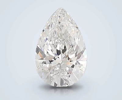 4.08ct E VVS2 Rare Carat Ideal Cut Pear Lab Grown Diamond