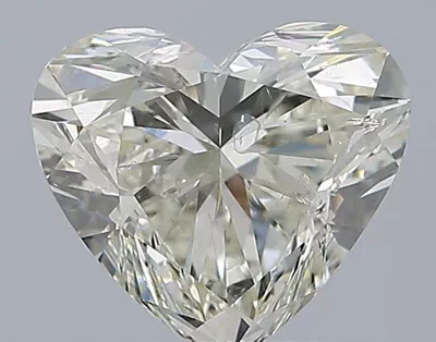 2.51ct I SI2 Rare Carat Ideal Cut Heart Diamond
