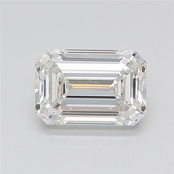 1.12ct E VS1 Rare Carat Ideal Cut Emerald Lab Grown Diamond