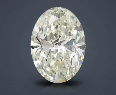 5.02ct J SI1 Rare Carat Ideal Cut Oval Diamond