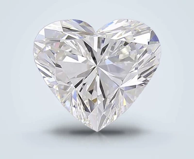 5.09ct F VS1 Very Good Cut Heart Lab Grown Diamond