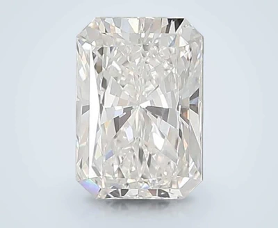 4.04ct F VS1 Rare Carat Ideal Cut Radiant Lab Grown Diamond