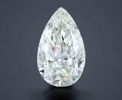 15.03ct J SI1 Rare Carat Ideal Cut Pear Diamond
