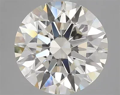 3.01ct K VVS2 Rare Carat Ideal Cut Round Diamond