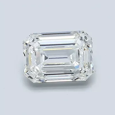 1.01ct H VVS2 Rare Carat Ideal Cut Emerald Diamond