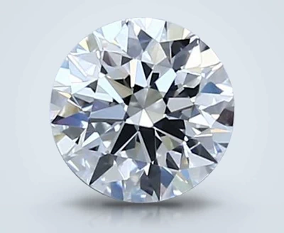 0.63ct E VVS2 Rare Carat Ideal Cut Round Diamond