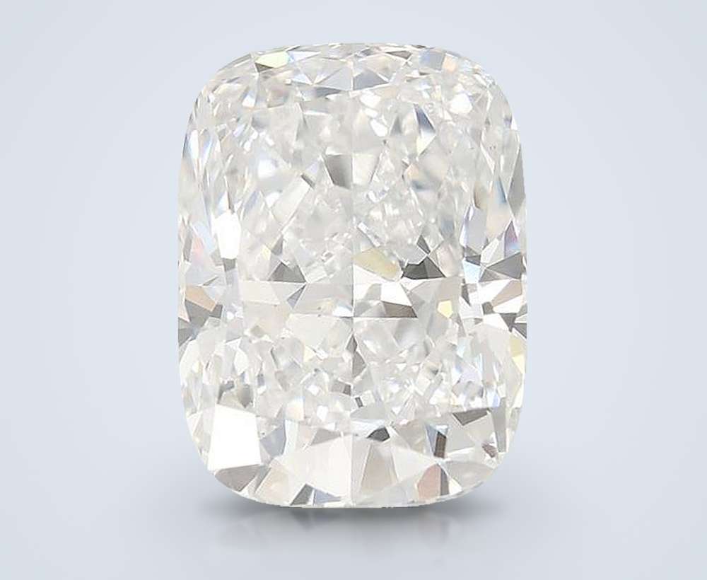3.02ct E VS1 Rare Carat Ideal Cut Cushion Lab Grown Diamond