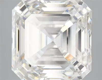 6.37ct H VS1 Rare Carat Ideal Cut Asscher Lab Grown Diamond