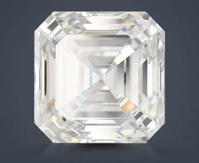 6.37ct H VS1 Rare Carat Ideal Cut Asscher Lab Grown Diamond