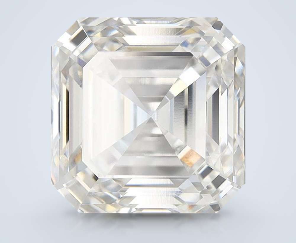 6.37ct H VS1 Rare Carat Ideal Cut Asscher Lab Grown Diamond