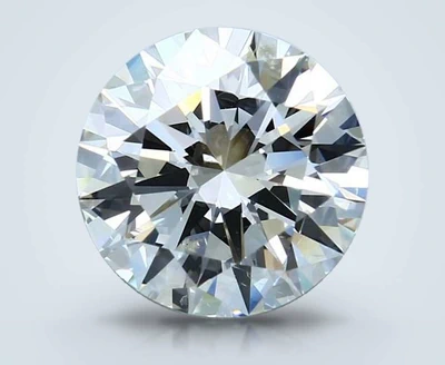 4.01ct J SI2 Rare Carat Ideal Cut Round Diamond