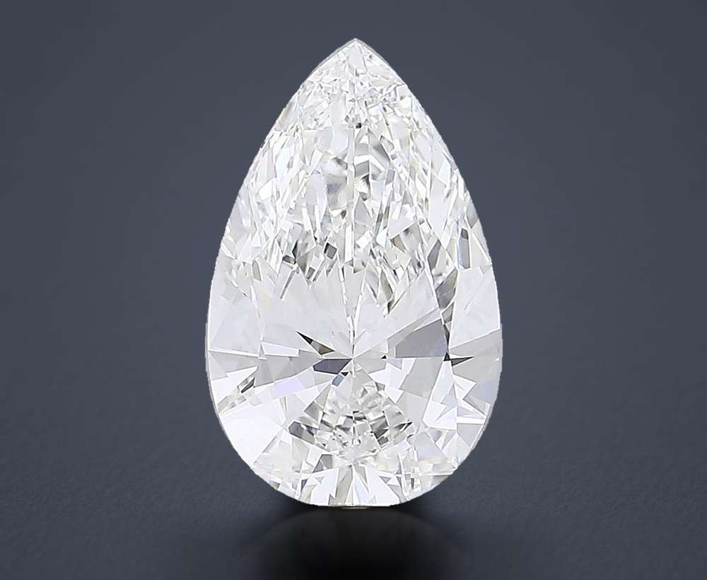15.03ct F VVS2 Rare Carat Ideal Cut Pear Lab Grown Diamond