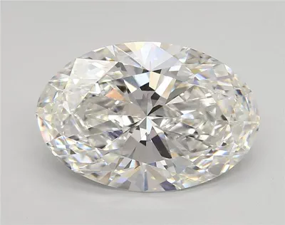 5.75ct F VVS2 Rare Carat Ideal Cut Oval Lab Grown Diamond