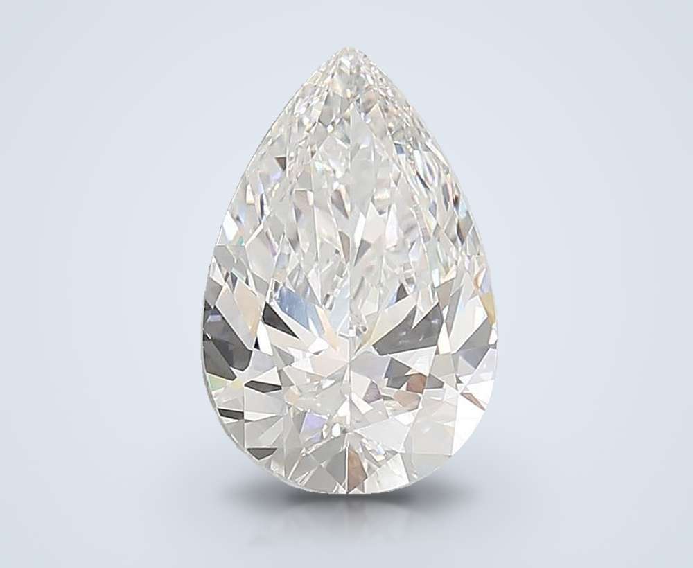 10.09ct F VS1 Rare Carat Ideal Cut Pear Lab Grown Diamond