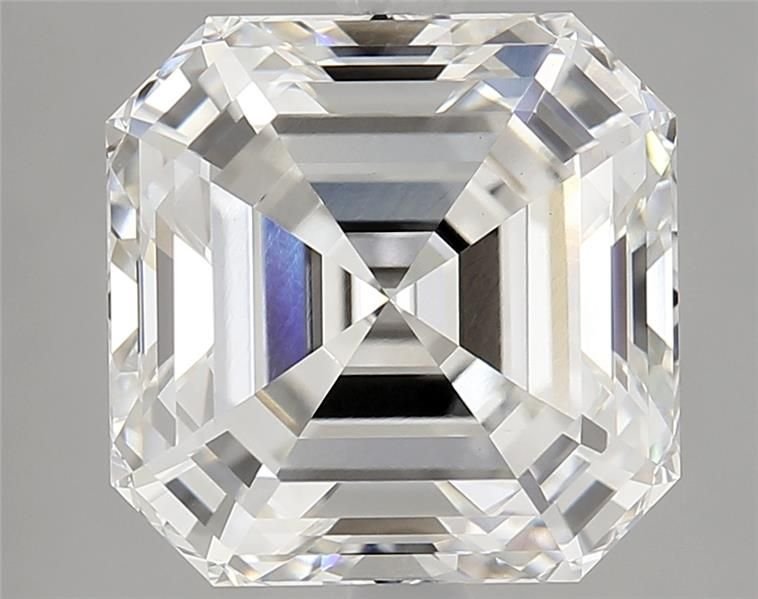 5.15ct F VS1 Rare Carat Ideal Cut Asscher Lab Grown Diamond