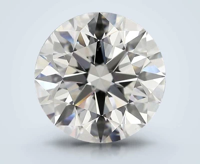 5.24ct I VS2 Rare Carat Ideal Cut Round Diamond
