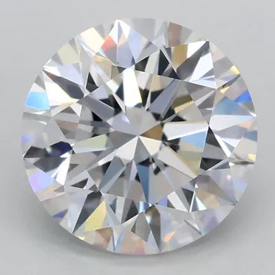2.01ct D VS1 Rare Carat Ideal Cut Round Lab Grown Diamond