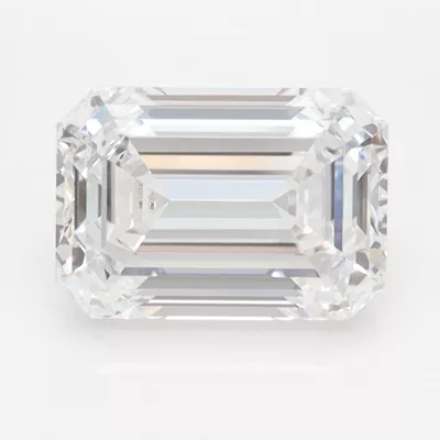 2.00ct E VVS2 Rare Carat Ideal Cut Emerald Lab Grown Diamond