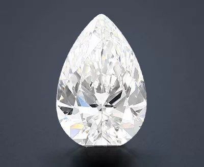 3.10ct E VS1 Rare Carat Ideal Cut Pear Lab Grown Diamond