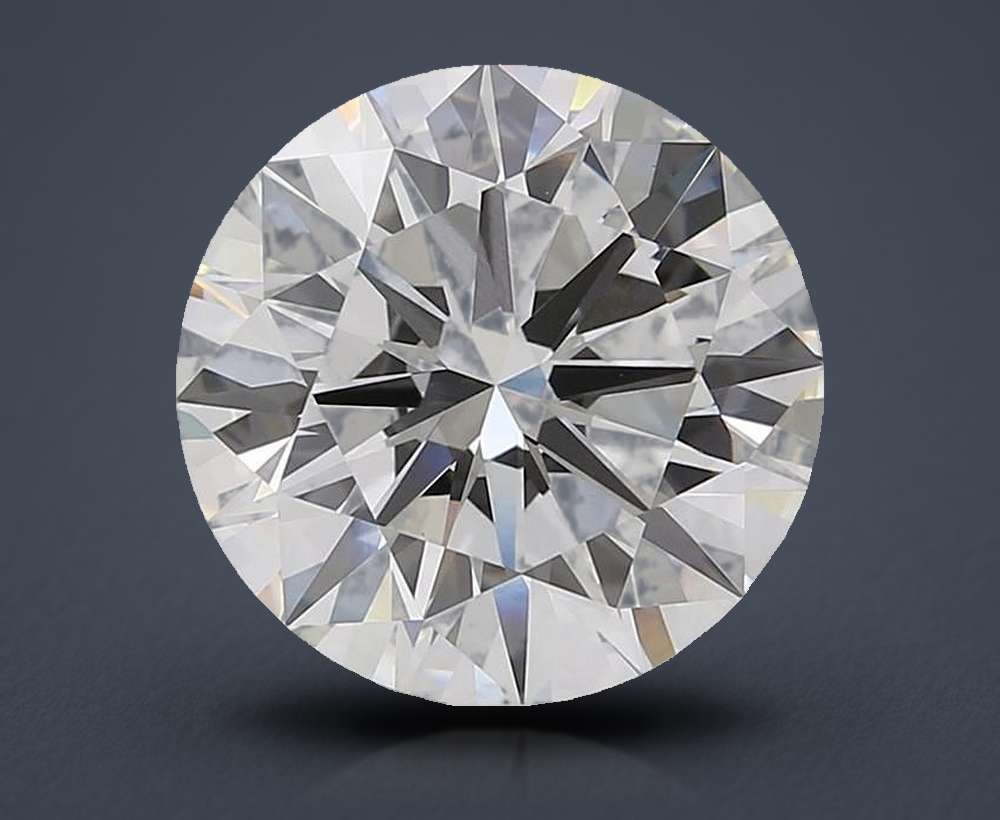 6.54ct F VVS2 Rare Carat Ideal Cut Round Lab Grown Diamond