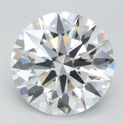 4.15ct D FL Rare Carat Ideal Cut Round Lab Grown Diamond