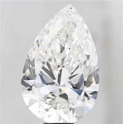 15.09ct F VVS2 Rare Carat Ideal Cut Pear Lab Grown Diamond