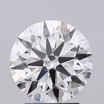 2.65ct E SI1 Rare Carat Ideal Cut Round Lab Grown Diamond