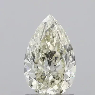 1.52ct K SI1 Rare Carat Ideal Cut Pear Diamond