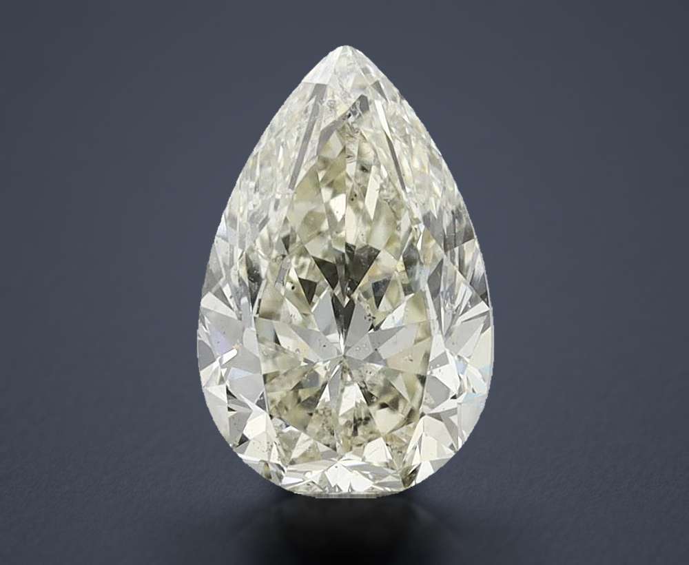 1.52ct K SI1 Rare Carat Ideal Cut Pear Diamond